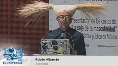 Hijos de la ch... saluda Rubén Albarrán en Senado