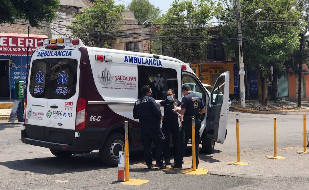 Sus colegas pidieron el apoyo de paramédicos de Protección Civil en dos ocasiones, la primera antes del mediodía y la segunda en la tarde de este 18 de mayo. Foto: Especial 
