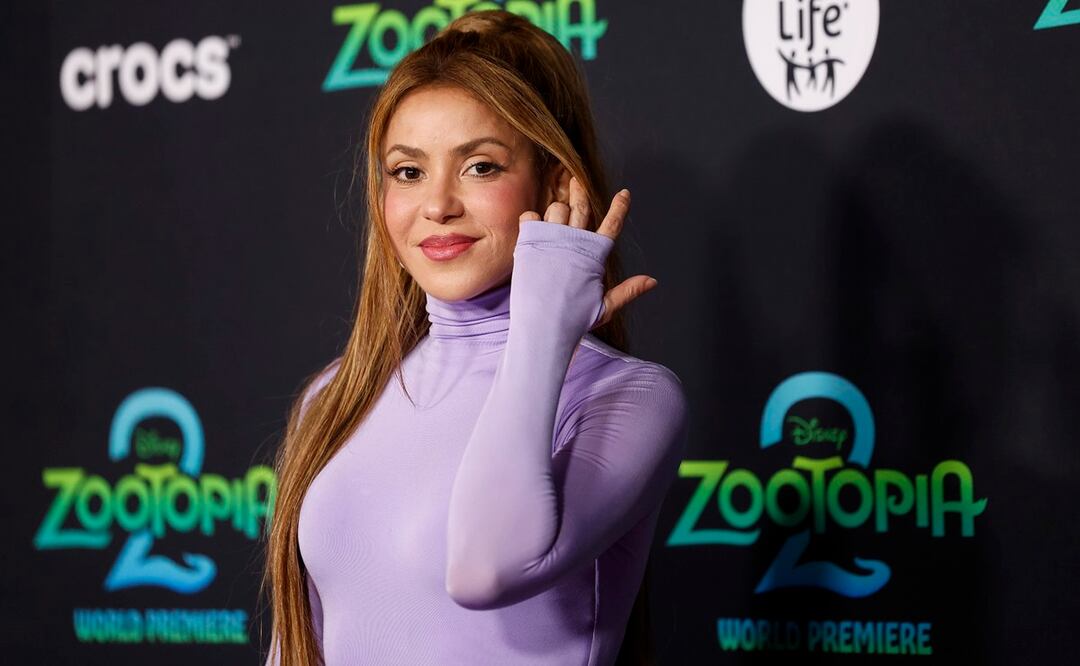 Shakira deslumbra en la premier de "Zootopia 2" en Los Ángeles. Foto: EFE