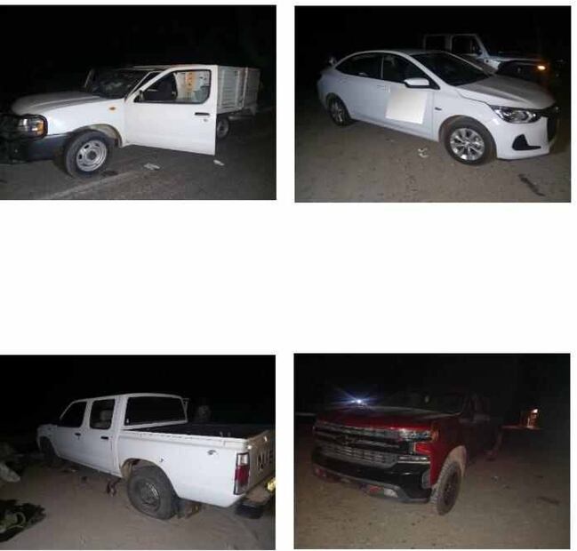 Personal del Ejército asegura armamento y vehículos en Sinaloa. Foto: Especial