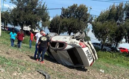 Muere agente de la PGJ tras volcadura en Tláhuac