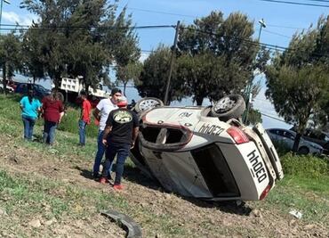 Muere agente de la PGJ tras volcadura en Tláhuac