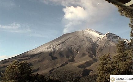 Popocatépetl registra 9 explosiones y 207 exhalaciones en 24 horas