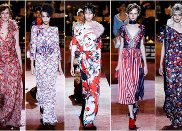 Marc Jacobs reúne lo punk y lo retro.