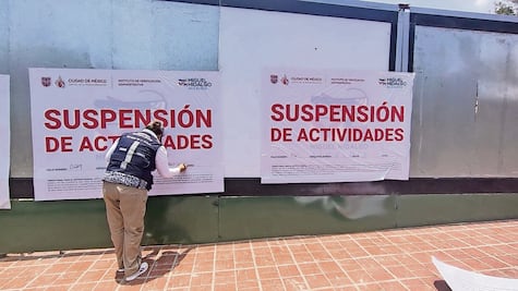 Colocan sellos para suspender demolición