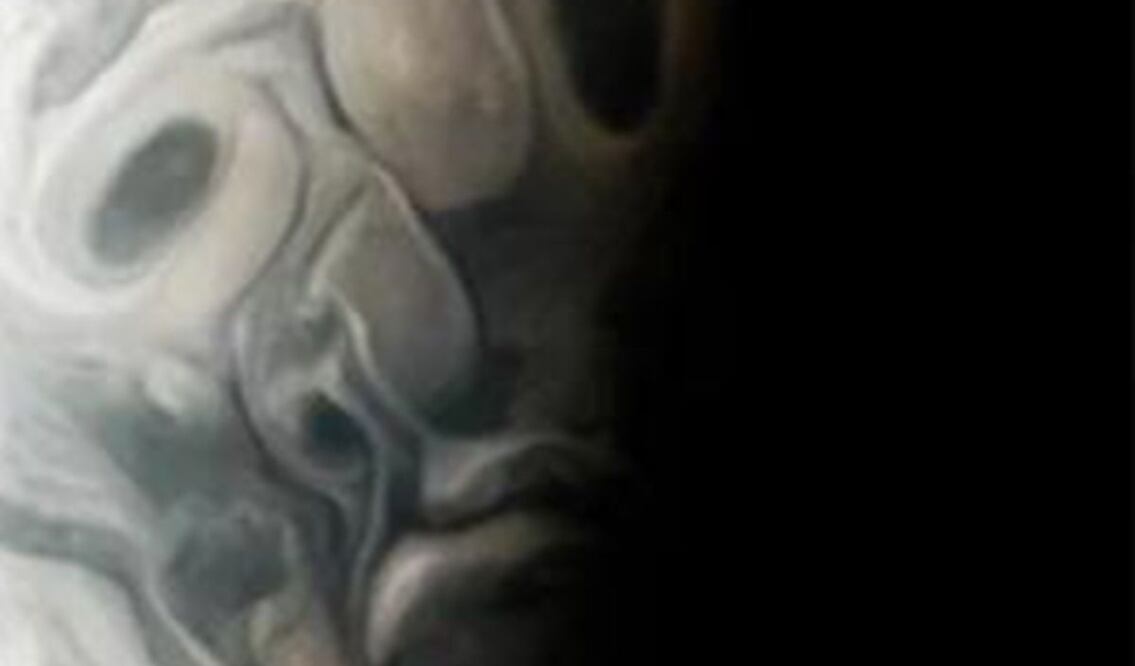 La inquietante 'cara' en Júpiter. FOTO: NASA/JPL-Caltech/SwRI/MSSS/Vladimir Tarasov