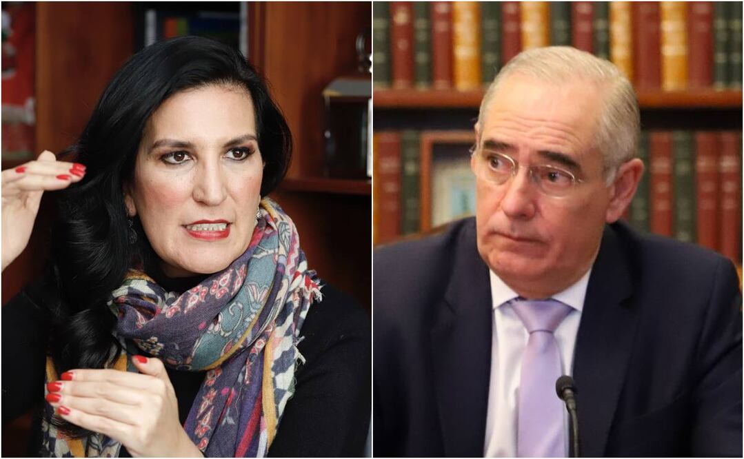 Julen Rementería y Kenia López Rabadán, coordinadores del PAN en el Senado, confiaron en que el bloque de oposición se mantenga unido ante la iniciativa electoral de AMLO. Foto: Archivo/EL UNIVERSAL y Cuartoscuro