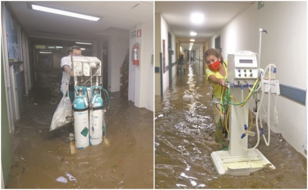 Lluvias en Edomex dejan un muerto e inundan hospital