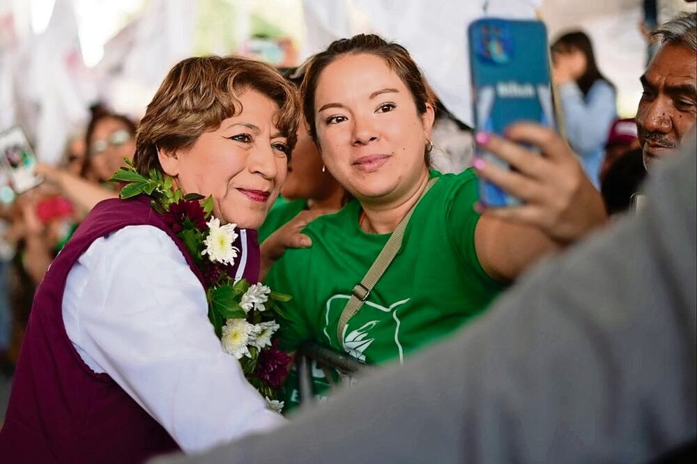 Delfina Gómez visitó Tultitlán este 30 de abril.. Foto: Especial