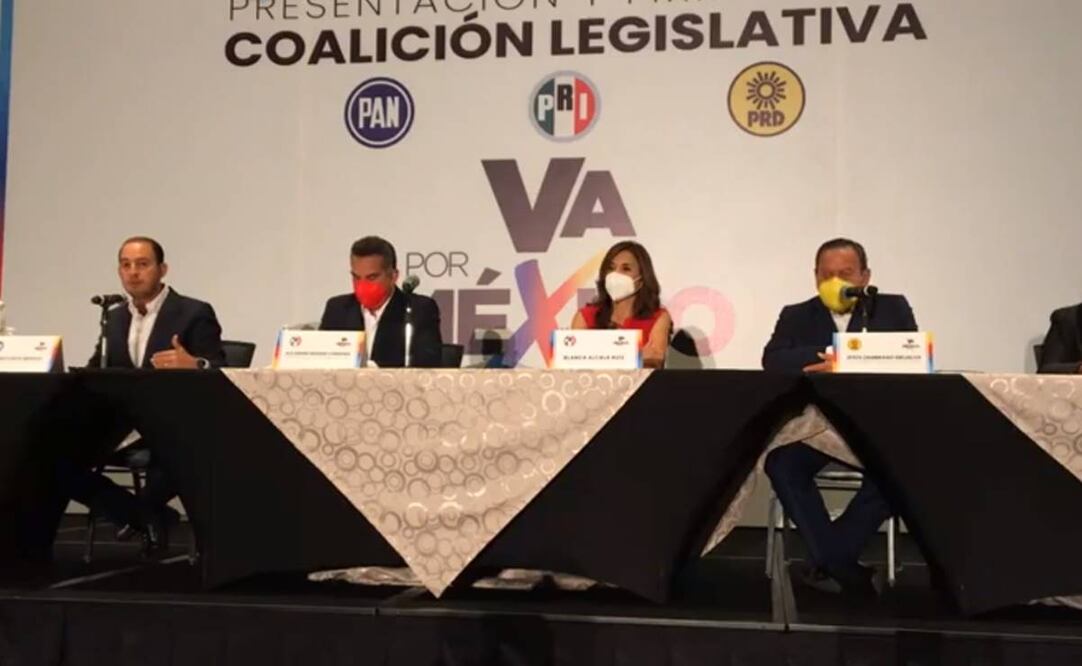 Los líderes del PAN, PRI y PRD firmaron el acuerdo