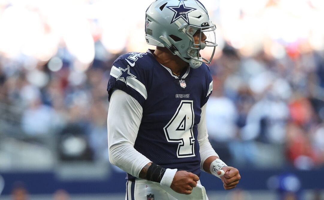 El mariscal de campo de los Cowboys festejando el triunfo / Foto: AFP
