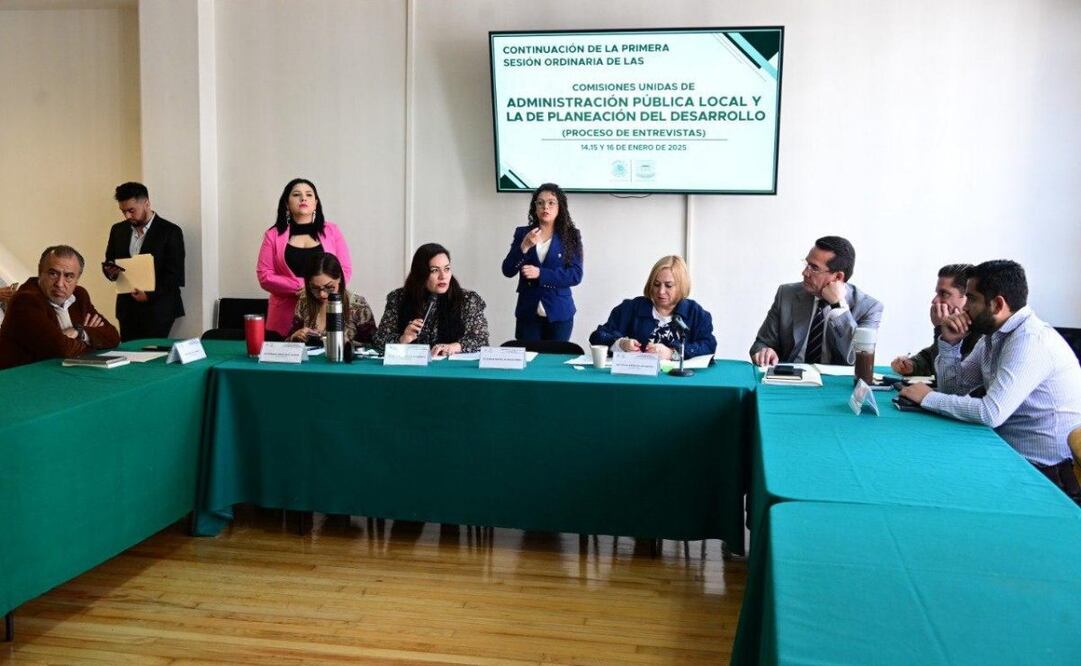 Avanza en comisiones designación del Comité de Selección del director del Instituto de Planeación (23/01/2025). Foto: Especial