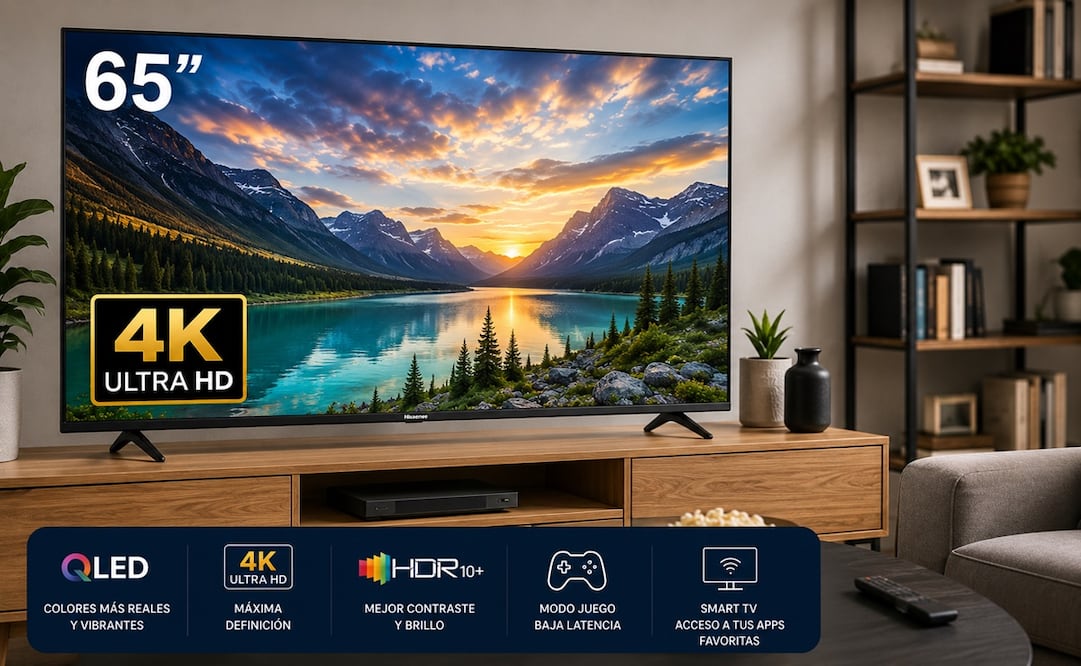 Disfruta las mejores series y películas con la mejor pantalla calidad-precio. Foto: IA