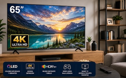 La pantalla 4K de 65 pulgadas que cuesta menos de 8 mil 500 pesos; así aplican los meses sin intereses