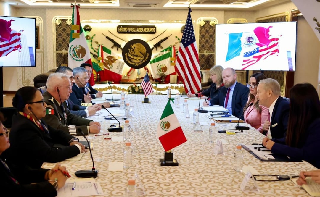 Sara Carter, conocida como la “zar antidrogas”, directora de la Oficina de Política Nacional de Control de Drogas de Estados Unidos en Palacio Nacional. Foto: Especial