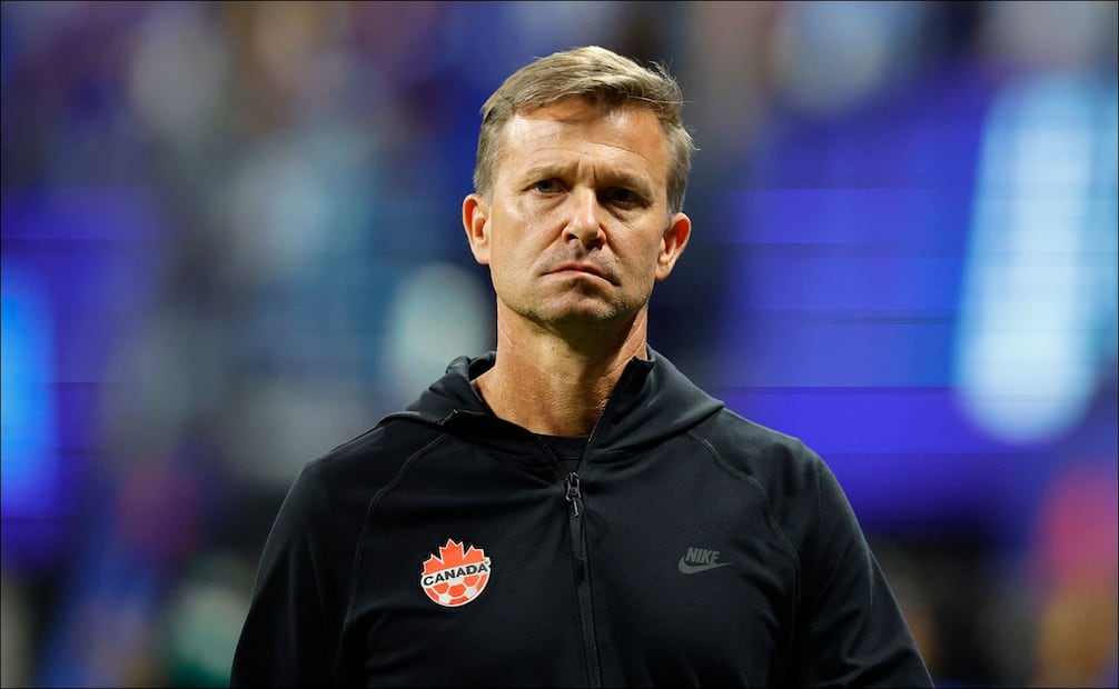 Jesse Marsch, entrenador de Canadá. Foto: AFP