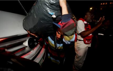 FOTOS: Retiran campamento de migrantes de avenida 100 metros en GAM; eran extorsionados, dice gobierno de CDMX