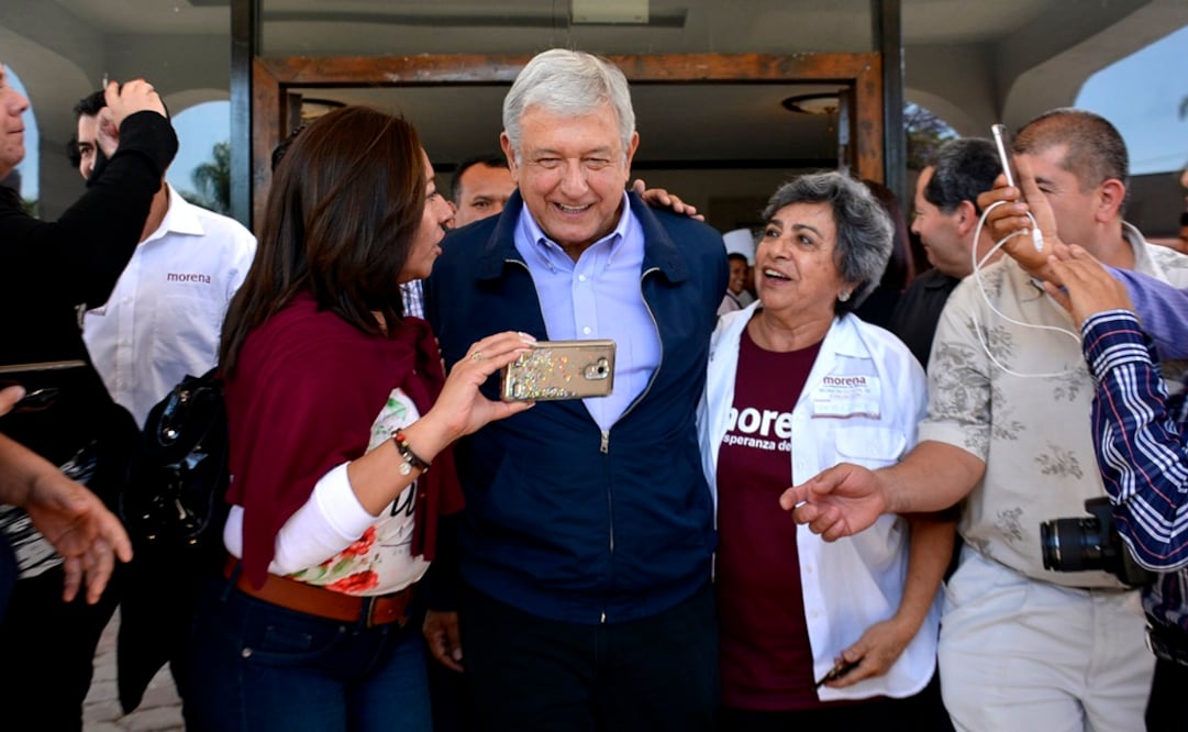 Andrés Manuel López Obrador realizó una gira por Querétaro. /Mario Valdés - EL UNIVERSAL