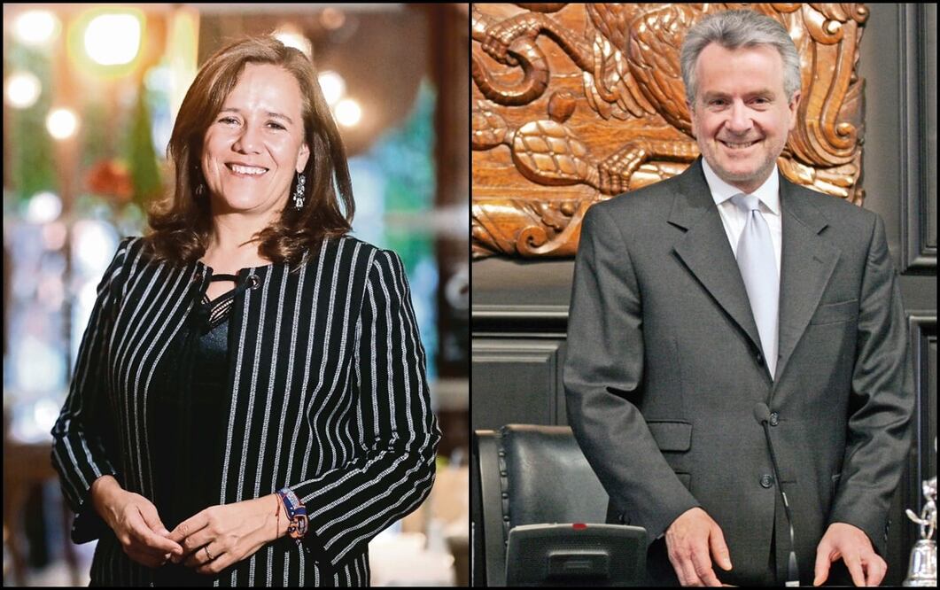 Margarita Zavala y Santiago Creel. Foto: Archivo/EL UNIVERSAL