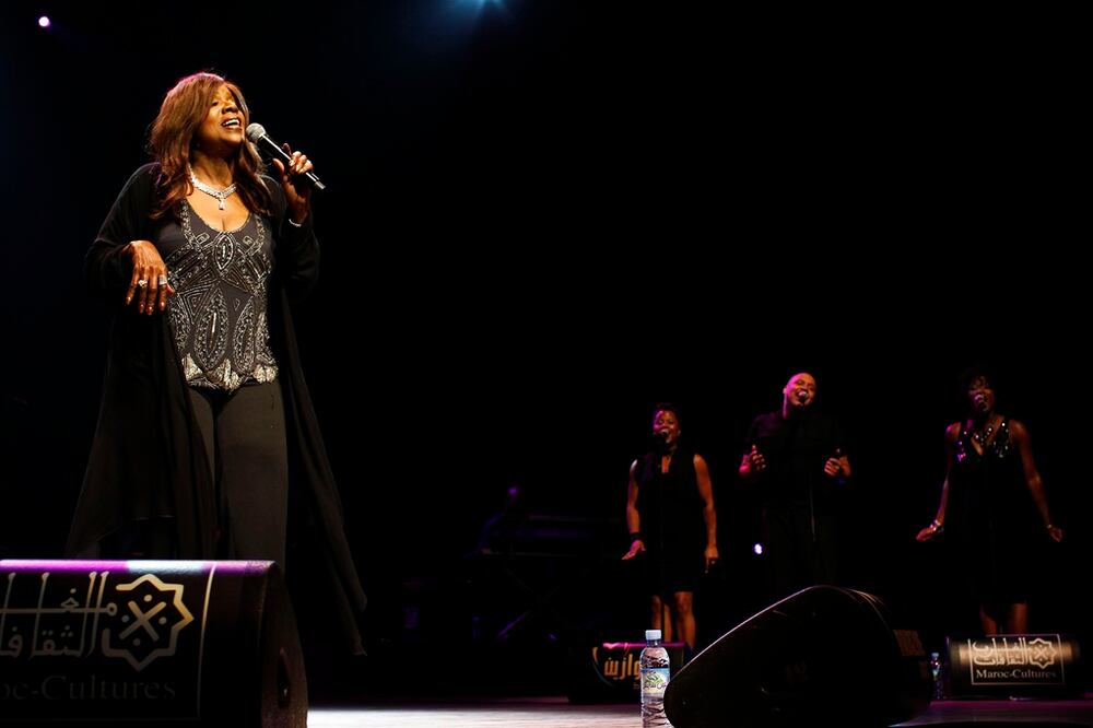 Presentación de Gloria Gaynor, cantante de música disco. Foto: Reuters/Youssef Boudlal