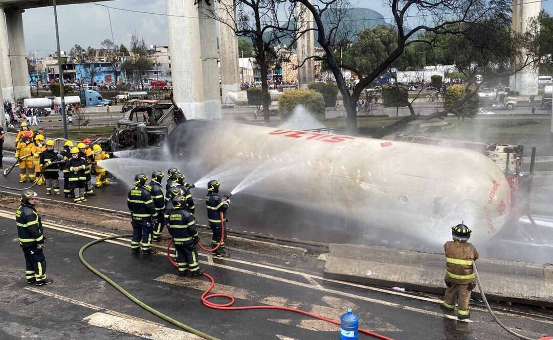 Explosión de pipa de gas en Puente de la Concordia en Iztapalapa deja decenas de heridos (10/09/2025). Foto: Valente Rosas/ EL UNIVERSAL