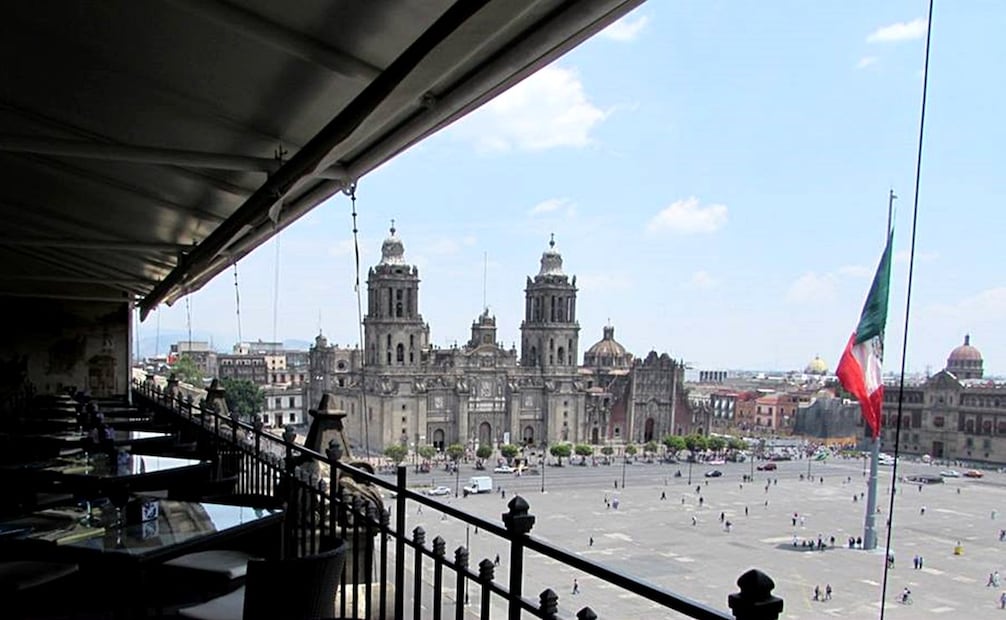 La terraza del Gran Hotel CDMX ofrece platillos de la cocina mexicana. Foto: Facebook Gran Hotel Ciudad de México