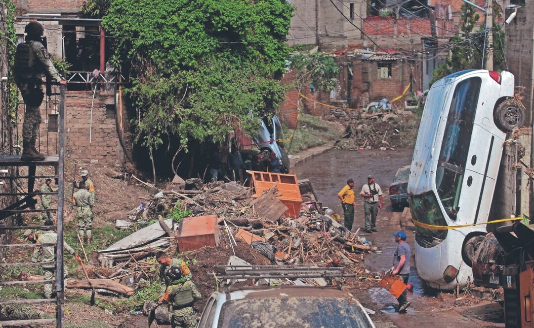 Tormenta en Zapopan deja una bebé muerta. Foto: de MIGUEL GARCÍA GARCÍA. EL UNIVERSAL