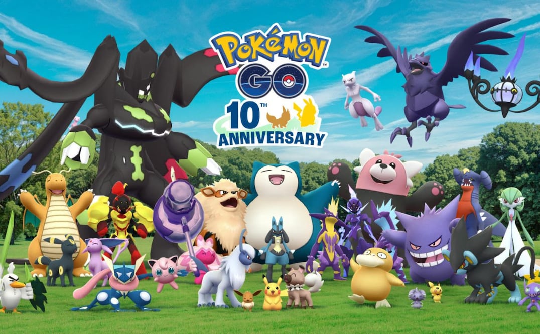 Pokémon Go cumple 10 años y anuncia celebraciones. Imagen: especial