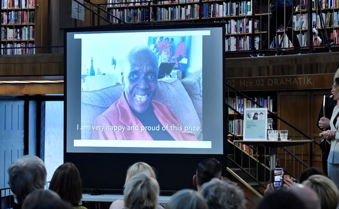 La escritora Maryse Condé agradeció el Nobel de Literatura alternativo. Foto: TT News Agency/Janerik Henriksson via REUTERS 