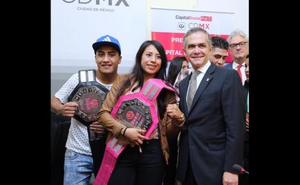 Presenta Mancera torneo de box en la CDMX