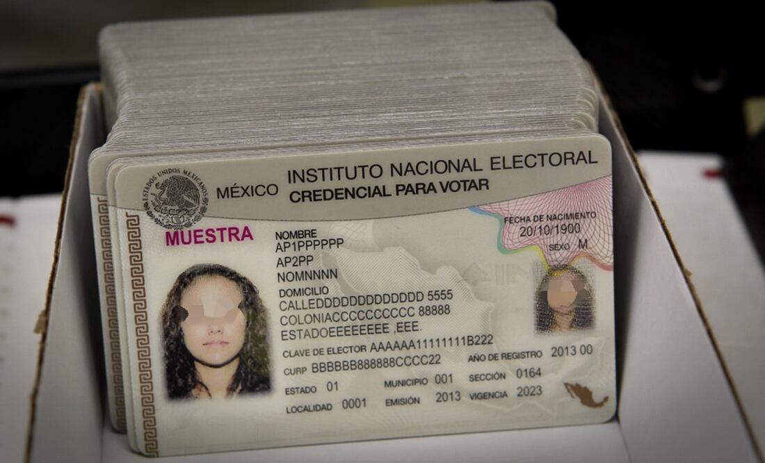 Credencial de elector. Foto: Archivo/EL UNIVERSAL