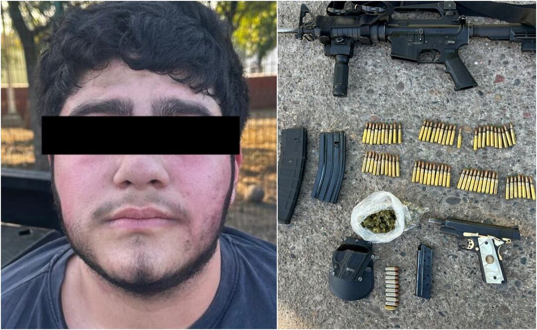 Autoridades federales detuvieron a Ricardo “N”, de 19 años, vinculado al Cártel del Pacífico. Fotos: Especiales