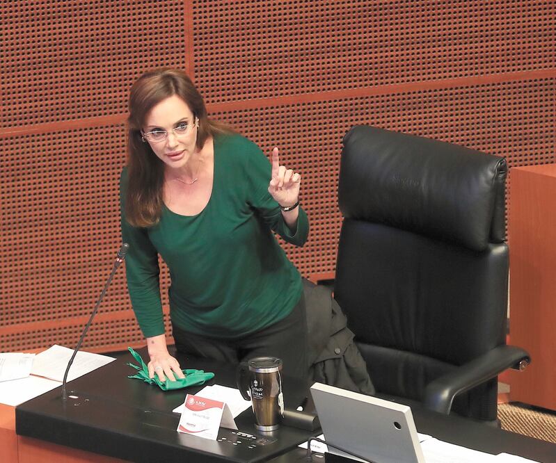 Lilly Téllez mantiene su escaño en el Senado de la República, determinó el Tribunal Electoral. Foto: ARCHIVO EL UNIVERSAL