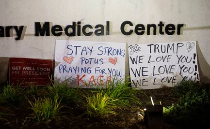 Trump agradece apoyo de seguidores tras ser hospitalizado por Covid-19