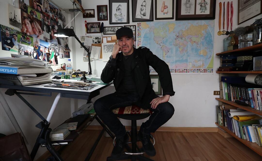 Ángel Boligán (San Antonio de los Baños, Cuba, 1965), caricaturista y cartonista de EL UNIVERSAL, asegura vivir un momento de plenitud en su carrera como artista gráfico.