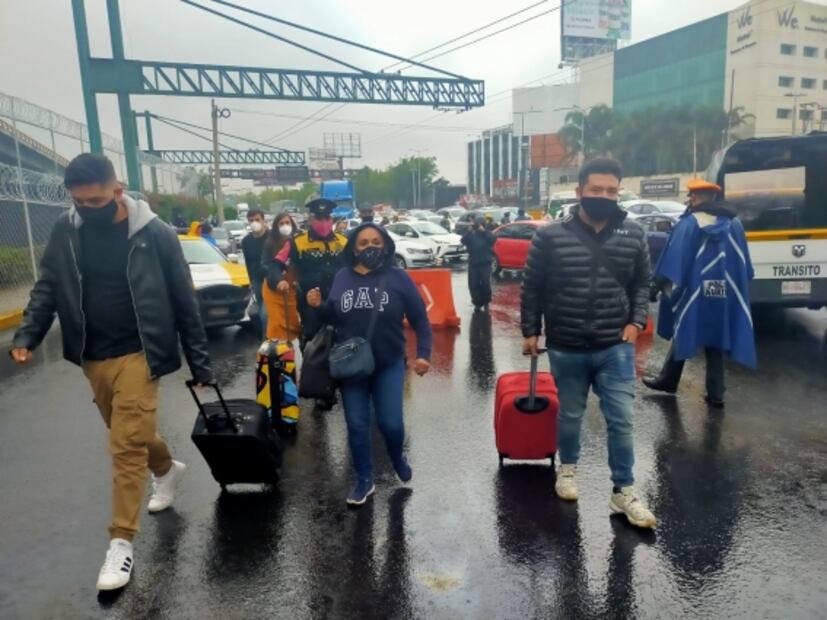 Así se ve el bloqueo en el aeropuerto en fotos y videos