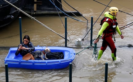 París, en jaque por fuertes lluvias