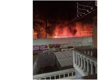 Se registra incendio en salón del CCH Azcapotzalco