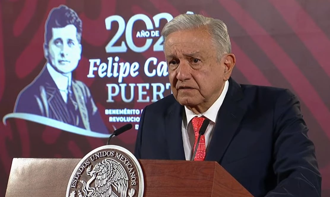 El presidente Andrés Manuel López Obrador justificó el convenio que firmó México con el gobierno de Venezuela para entregar un apoyo de 11 mil pesos a migrantes de ese país para que retornen. Foto: especial