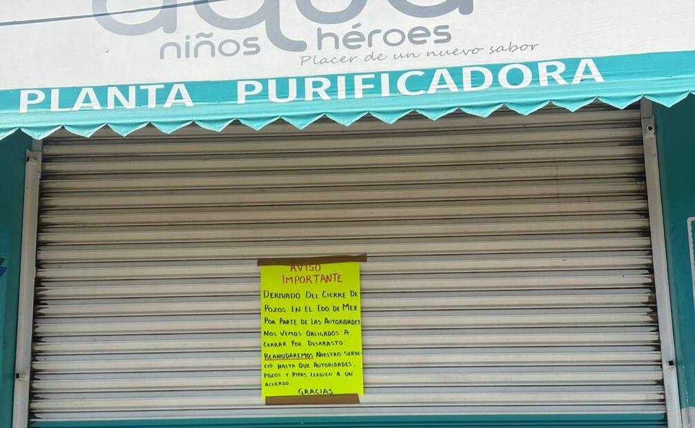 De acuerdo con vecinos de esta comunidad, el negocio ubicado en la calle Ex Camino a la Herradura se surte de agua mediante pipas y desde el pasado domingo dejaron de verlo abierto.
Foto: Arturo Contreras.