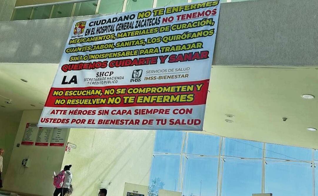 Trabajadores de hospitales del IMSS-Bienestar denunciaron la falta de materiales e insumos para atender a los derechohabientes, quienes deben comprar sus medicamentos. (03/04/2025) Foto: Irma Mejía | El Universal
