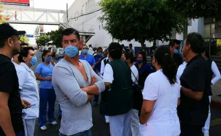 Médicos del IMSS en Morelos se manifiestan y exigen equipo de protección para atender Covid-19