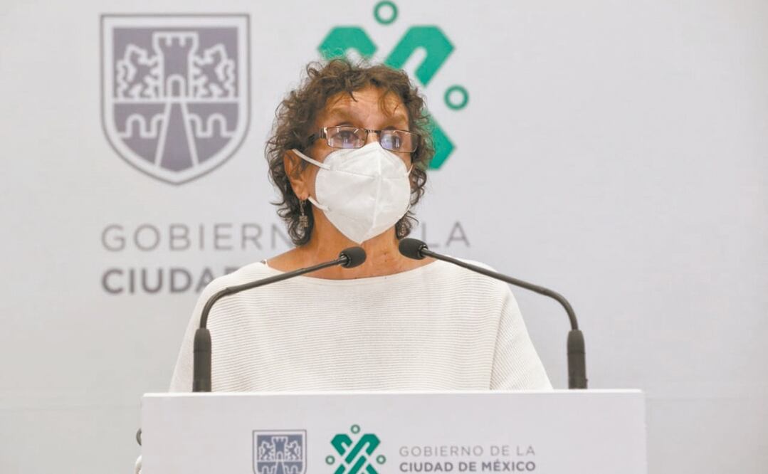 La secretaria Myriam Urzúa Venegas dio a conocer los avances que lleva la empresa DNV en los trabajos del peritaje externo. Foto: ESPECIAL