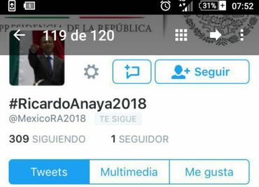Falso Twitter lanza a Anaya para 2018; PAN investiga