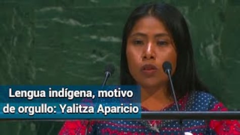 Yalitza Aparicio en la ONU: Hablar una lengua indígena es motivo de orgullo