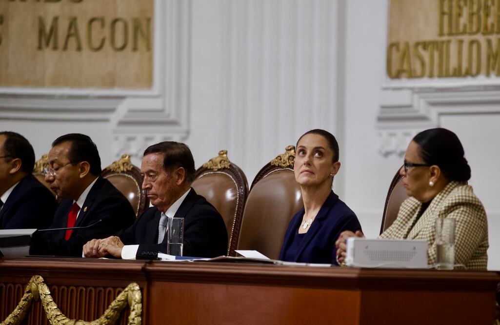 La jefa de Gobierno, Claudia Sheinbaum, rindió su cuarto informe en el Congreso local. FOTO: Germán Espinosa/EL UNIVERSAL/