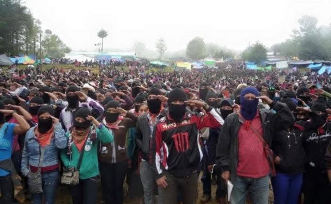 Zapatistas en Chiapas. Foto: Especial