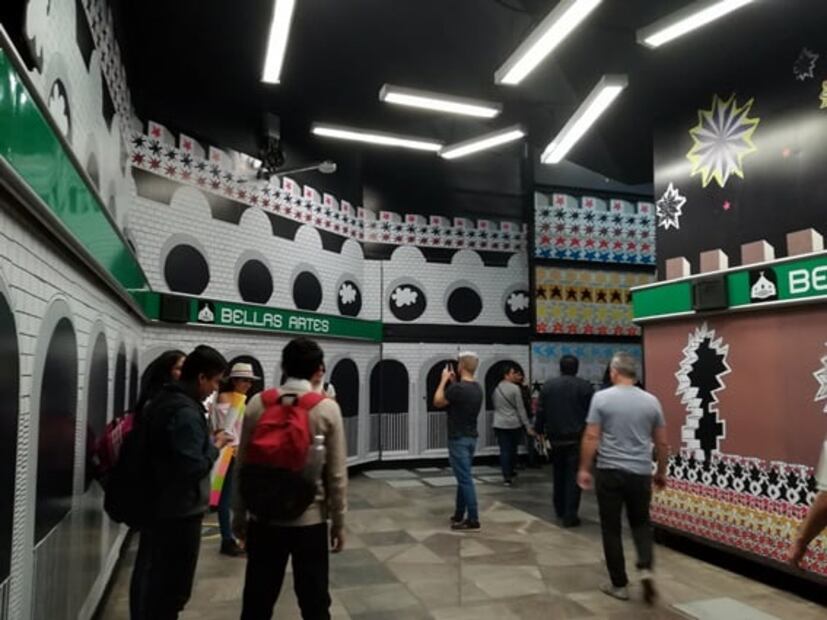 Recorre el Metro Bellas Artes para ver la expo de Pedro Friedeberg