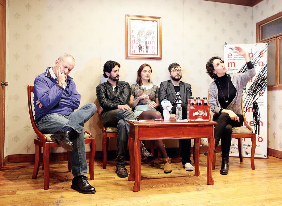 Actúan Luis Lombana, Hamlet Ramírez, Itari Marta y Verónica Merchant (RAMÓN ROMERO. EL UNIVERSAL)