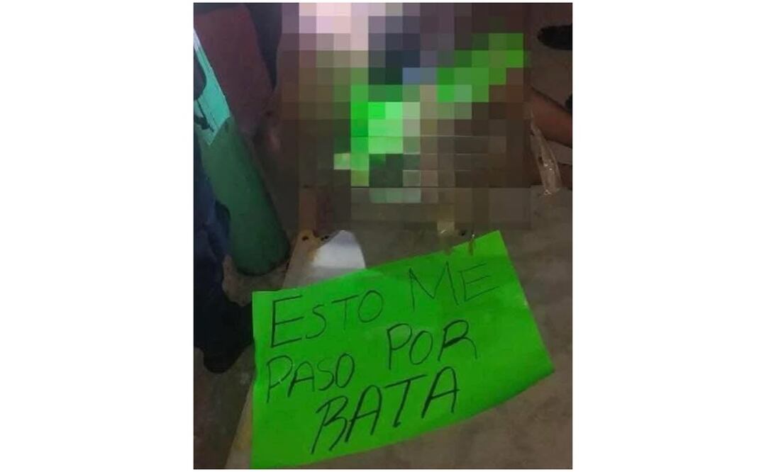 Vecinos de Tula, Hidalgo, retienen y exhiben a presunto delincuente, a quien desnudan y amarran un poste de energía eléctrica (06/02/2025). Foto: Especial